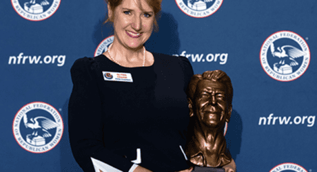 National Federation of Republican Women Presents Reagan Award to Texas GOP Leader